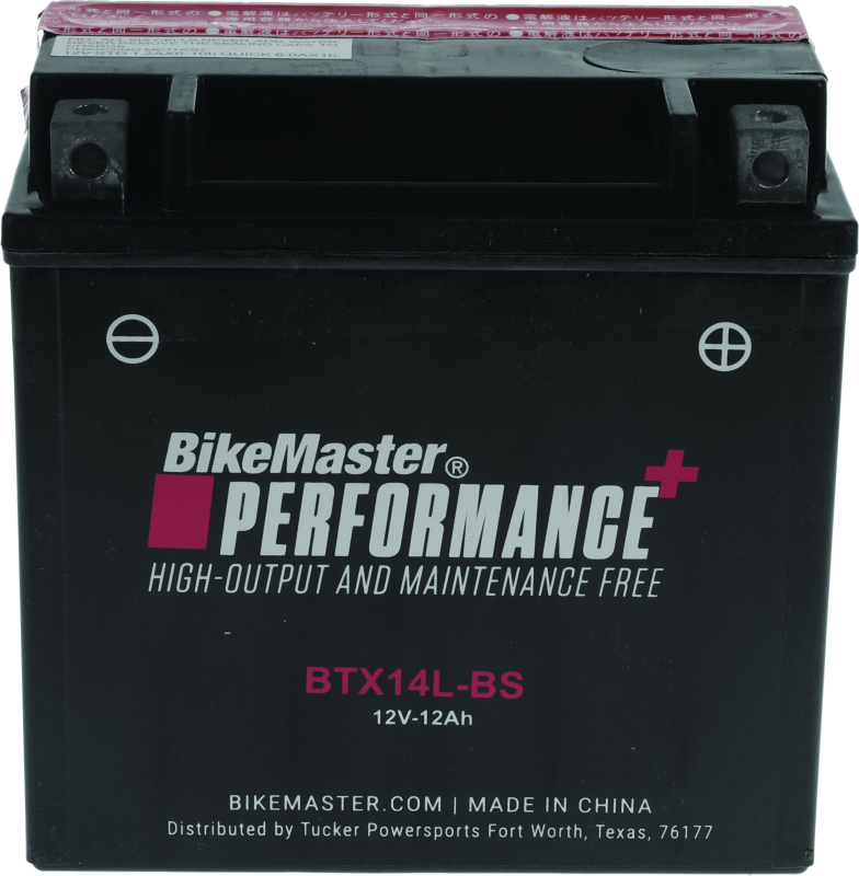 BikeMaster Battery - BTX14L-BS